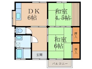 中里アパートの物件間取画像